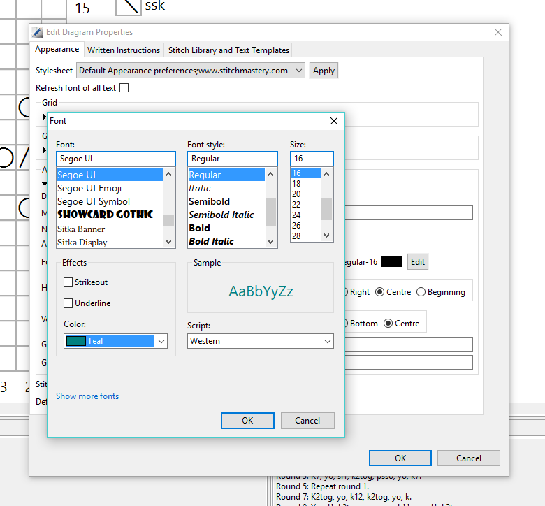 Stitchmastery Knitting Chart Editor