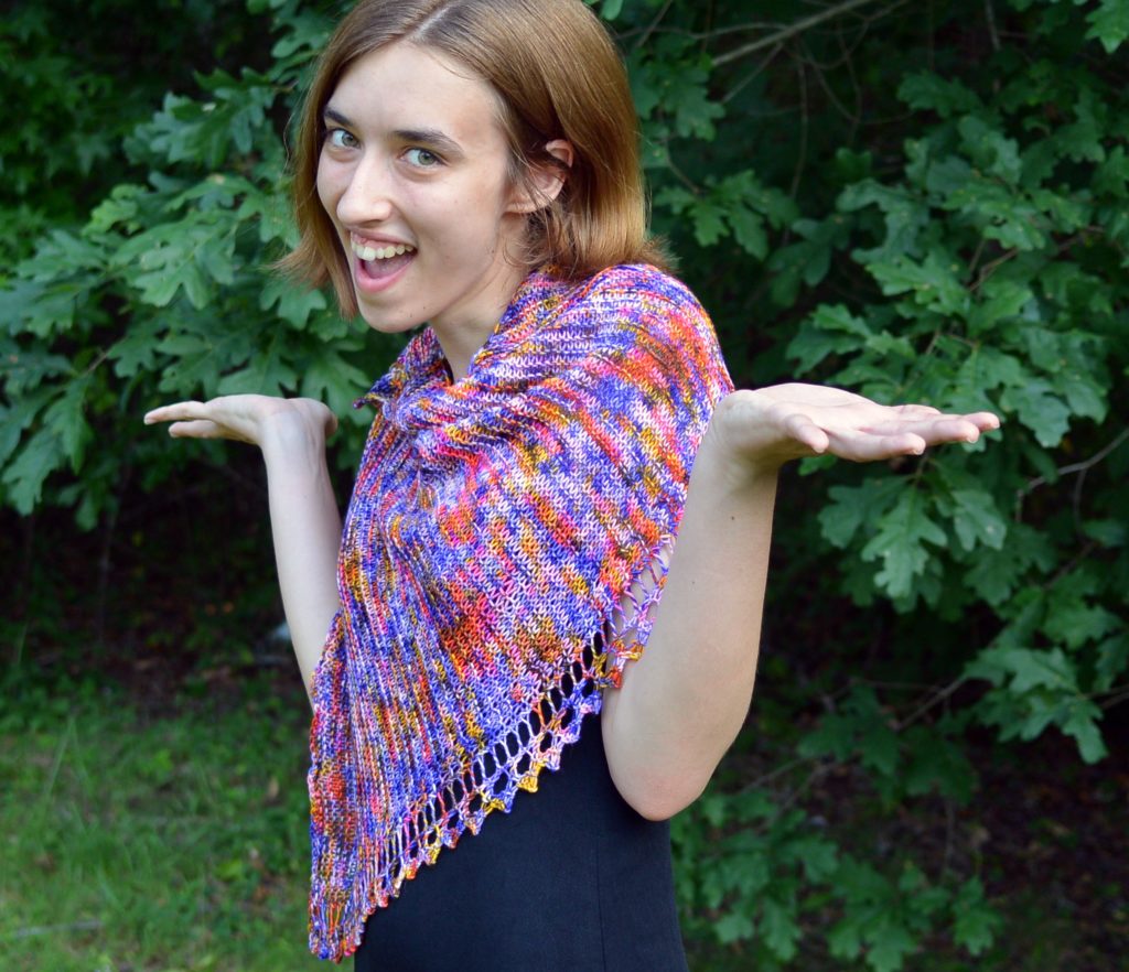 Southern Exposure shawl
