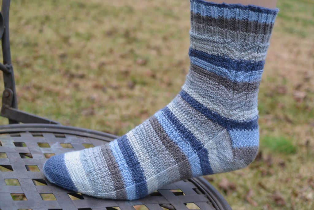 Sancho Proudfoot sock side detail